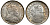 Гонконг 10 центов 1902 Эдуард VII (1901-1910) KM 13 серебро UNC 91-857