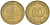 ФРГ 10 ПФЕННИГОВ 1979 D KM 108, J. 383 сталь плакированная латунью 4182-912