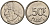 Бельгия 50 франков 1987 Belgie, Бодуэн I (1951-1993) KM 169 никель 4601-115