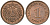 Германия 1 пфенниг 1892 E, Вильгельм II (1888-1918) KM 10, J. 10 медь 4608-614