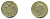 Великобритания 3 пенса 1944 Георг VI (1936-1952) KM 849, Spink 4112 никель латунь 83-713
