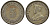 Стрейтс-Сетлментс 5 центов 1935 Георг V (1910-1936) КМ 36 серебро 53-538