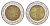 Мексика 1 песо 1993 Mo KM 550 биметалл 4644-833