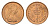 Великобритания 1/2 пенни 1976 Елизавета II (1952-2022) KM 914, Spink 4239 бронза UNC 4636-232