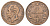 Италия 10 чентезимо 1867 H, Виктор Эммануил II (1861-1878) KM 11.3 медь 4645-715