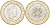 Великобритания 2 фунта 1998 Елизавета II (1952-2022) KM 994, Spink 4570 (K9) (K9) биметалл UNC 51-4213