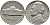 США 5 центов 1964 D, Джефферсон KM А192 медно-никель 4397-125