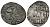ВЕЛИКОЕ КНЯЖЕСТВО МОСКОВСКОЕ ДЕНГА 1535 - 1547 ИВАН IV ВАСИЛЬЕВИЧ, МОСКОВСКИЙ МОНЕТНЫЙ ДВОР, 0,34 ГР ГиК №48 серебро 262-1022