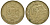 Намибия 1 доллар 1996 орел KM 4 латунь 4163-1053