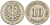 ГЕРМАНИЯ 10 ПФЕННИГОВ 1876 B, СТАРОГЕРБОВКА KM 4, J. 4 медно-никель 4401-255