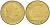 Италия 200 лир 1979 R, шестерня KM 105 алюминиевая бронза 4529-152