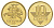 Литва 10 центов 1997 KM 106 никель латунь UNC 4615-113