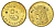 Египет 50 пиастров 2010 KM 942.2 сталь плакированная латунью aUNC 4673-755
