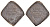 Швеция 16 эре 1566 Эрик XIV, клиппа Ahlstroem 47 серебро 10-005-15