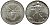 США 1 доллар 1994 шагающая свобода KM 273 серебро UNC 1084-6-12