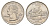 США 25 центов (квотер, 1/4 доллара) 1999 Р, серия штаты США, Нью-Джерси KM 295 медь плакированная медно-никелем aUNC 4652-846