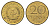 ГДР 20 пфеннигов 1969 KM 11 латунь UNC 4695-1033