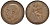 Великобритания 1 пенни 1921 Георг V (1910-1936) KM 810, Spink 4051 бронза 4123-1146