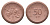 Саксония 50 пфеннигов 1921 Men05 22281.9, Men18 27868.9, Scheuch 34a, J N. 54 фарфор AUC2-5-51