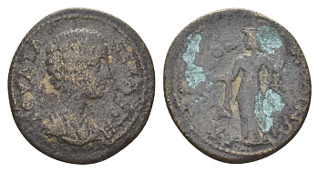 Римская Империя, Провинция Азия, Фригия, Отрус АЕ 193-211 Юлия Домна, жена Септимия Севера, бюст императрицы/Афина RPC V.2 online ID806 медь 1100-11-55