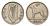 Ирландия 6 пенсов 1950 собака, ирландский волкодав KM 13a медно-никель 4696-518