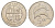 Исландия 5 крон 1992 дельфины KM 28 медно-никель 4523-347