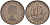 Великобритания 1/2 пенни 1958 Елизавета II (1952-2022) KM 896, Spink 4158 бронза 4592-413