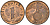 Германия 1 рейхспфенниг 1939 F KM 89, J. 361 бронза 4147-1222