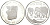 Конго 1000 франков 1993 серия охрана природы, слоны KM 13 серебро PROOF 1091-3-32