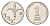 Израиль 1 новый шекель 1987 JE 5747, тираж 216.000 KM 160 медно-никель UNC 4647-1147