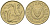 Кипр 2 цента 1996 KM 54.3 никель латунь 4596-116