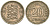 Эстония 20 центов 1935 Республика (1918-1941) KM 17 никель бронза 4615-1064