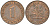 ФРГ 1 пфенниг 1950 D KM 105, J.380 сталь плакированная медью 4174-568