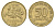 Литва 50 центов 1999 KM 108 никель латунь 4695-354