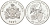 Гамбия 20 даласи 1995 50 лет ООН KM 37а серебро PROOF 1098-1-54
