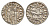 Киликийская Армения трам 1226-1271 Хетум I и царица Забель, держат крест/лев с патриаршим крестом  серебро    1516-313