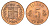 Исландия 5 эйре 1963 KM 9 бронза UNC 4695-522