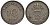 ДАНИЯ 10 ЭРЕ 1955 N; S, ФРЕДЕРИК IX (1947-1972) KM 841.1 медно-никель 4549-911
