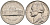 США 5 центов 1968 S, Джефферсон KM А192 медно-никель 92-1142