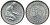 ФРГ 50 ПФЕННИГОВ 1970 J J 384, KM 109.1 медно-никель aUNC 72-1038