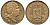 Франция 20 франков 1822 A, Луи XVIII KM 712.1 золото aUNC 00-000-00