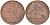 БЕЛЬГИЯ 2 САНТИМА 1919 BELGES KM 65 медь 106-416