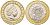 Великобритания 2 фунта 2008 Елизавета II (1952-2022) KM 994, Spink 4570 (K9) биметалл UNC 114-1136