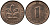 ФРГ 1 пфенниг 1972 G KM 105, J.380 сталь плакированная медью 99-323