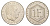 Франция 1 франк 1988 30 лет Пятой Республике, Шарль де Голль KM 963, Le Franc 227.2 никель 4543-117