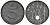 ГЕРМАНИЯ 5 РЕЙХСПФЕННИГОВ 1941 D KM 100, Jager 370 цинк 4547-712