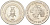 Канада жетон 1987 Souvenir dollar, 60 лет Rocky Mountain (1927-1987) никель 4590-841
