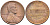 США 1 ЦЕНТ 1964 D, ЛИНКОЛЬН KM 201 медь цинк 4588-359