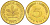ФРГ 5 ПФЕННИГОВ 1985 D KM 107, J. 382 сталь плакированная латунью 3996-1167