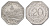Нюрнберг трамвайный (транспортный) жетон в 20 пфеннигов ND (1920-1921) Вестнерские ворота Men05 19256.43, Men18 24102.43 алюминий 3459-534